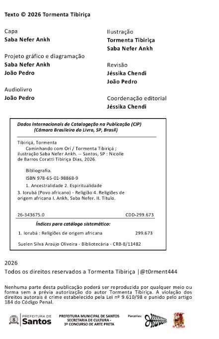Página de créditos e ficha catalográfica, com ISBN e logos de fomento