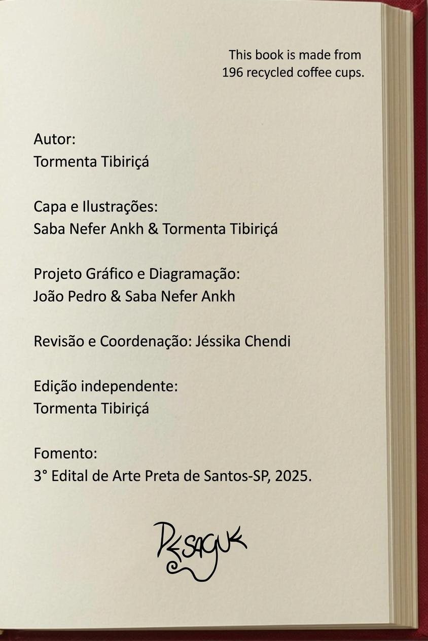 Página de créditos da edição independente